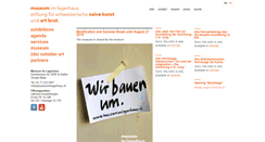 Desktop Screenshot of museumimlagerhaus.ch